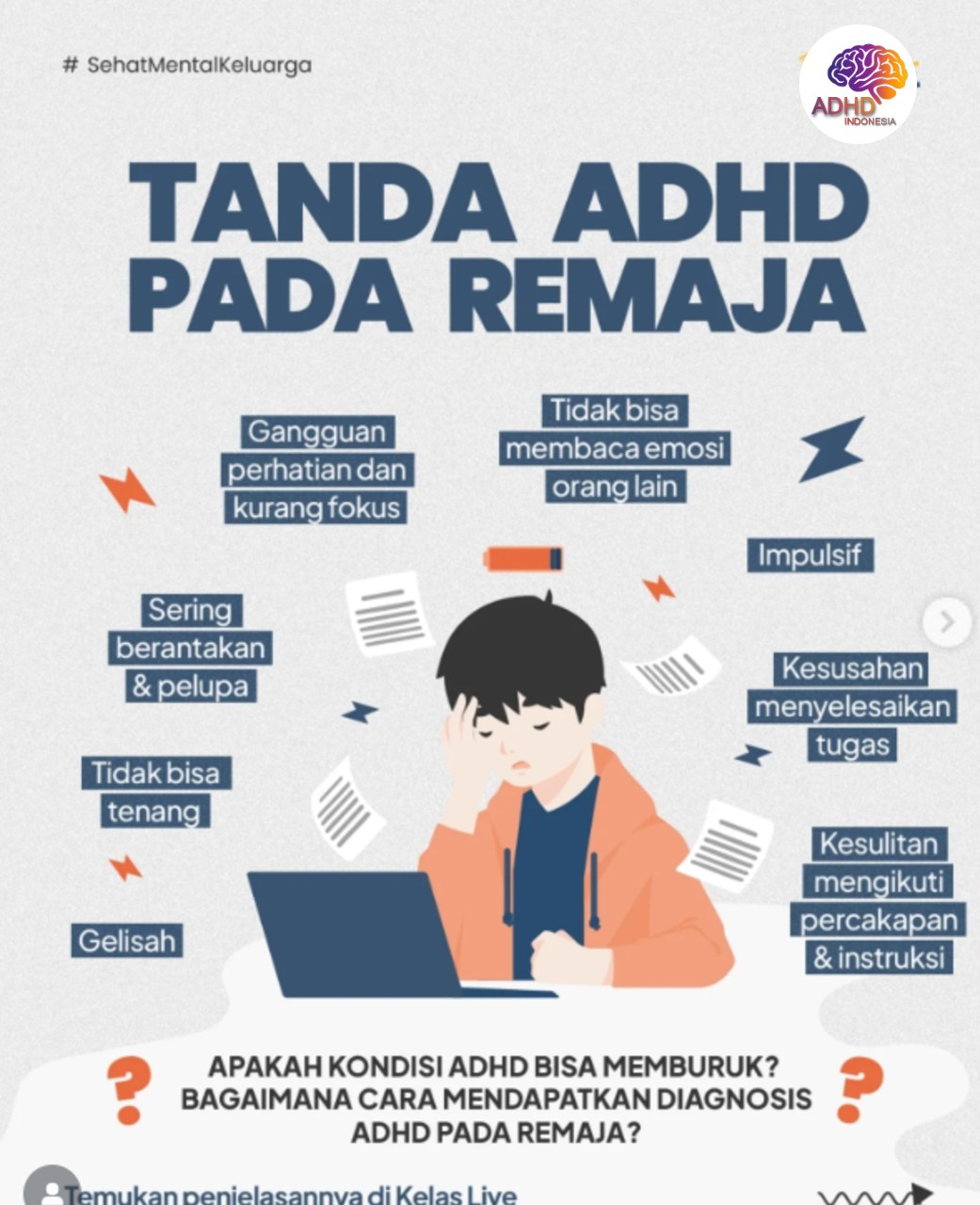 Screening ADHD Non-Diagnostik: Edukasi Awal bagi Orang Tua di Kabupaten Balangan