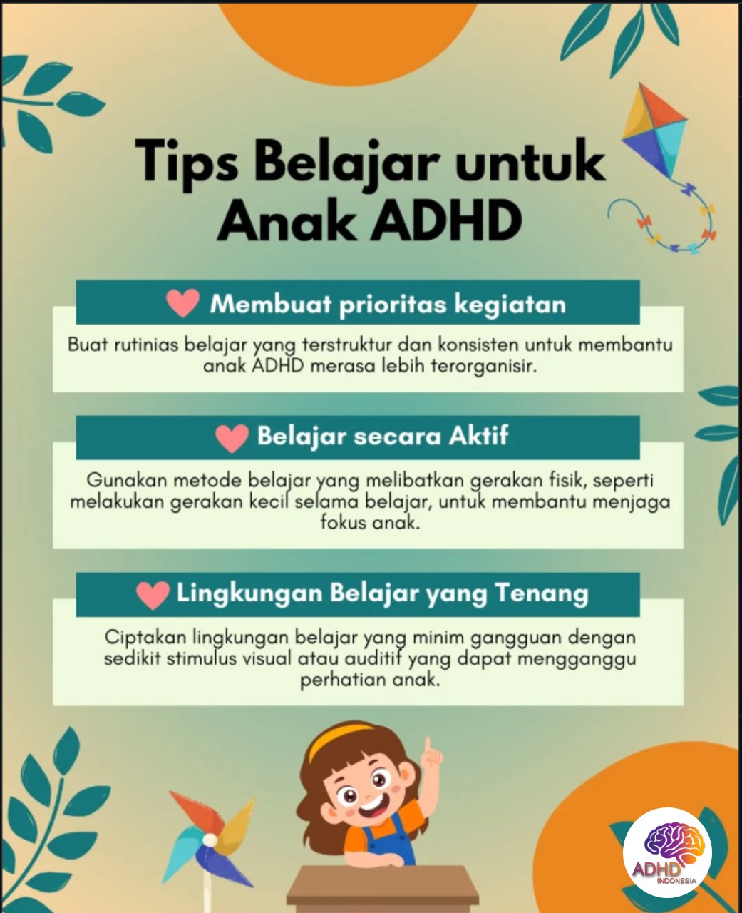Strategi Belajar yang Cocok untuk Anak ADHD di Kabupaten Balangan